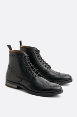 Stamford Black Laced Boots