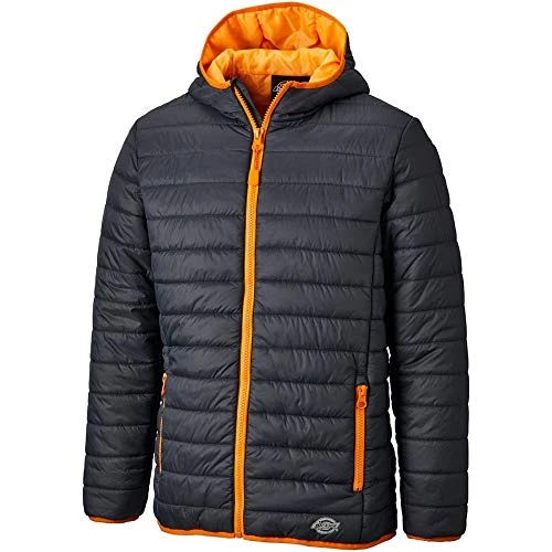 Stamford Puffer Jacket Grey/Orange 3XL
