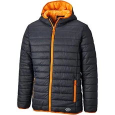 Stamford Puffer Jacket Grey/Orange 3XL