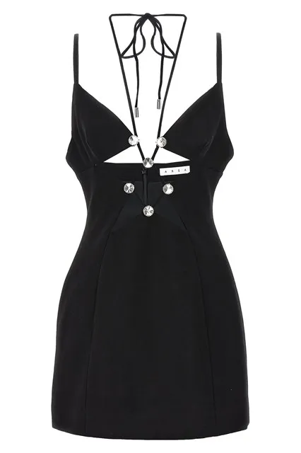 Star Cut Out dress - Black