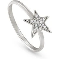 Stella Silver Star Ring - Ring Size 54