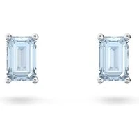 Stilla Blue Stud Earrings - Silver