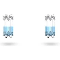 Stilla Silver + Blue Stud Earrings