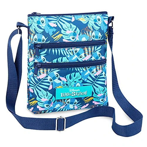 Stitch Bag, Women's Shoulder Bags, Girl Handbag Bag, Lilo and Stitch Gift Idea, Blue, One Size