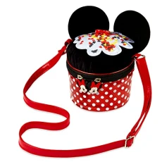 Stitch Bags for Girls Teenagers Minnie Mouse Girls Handbag Shoulder Bag for Kids 3D Crossbody Bag Stitch Gifts (Red/Black Minnie)