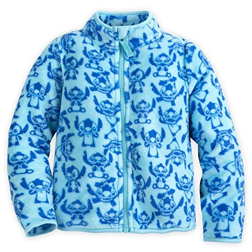 Stitch Fleece Jacket for Girls Size 2 Blue