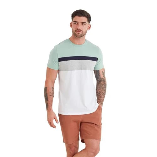 Stolford Men's T-Shirt. Crafted from Sustainable Cotton Blend Ensuring This Mens T-Shirt is an Eco-F