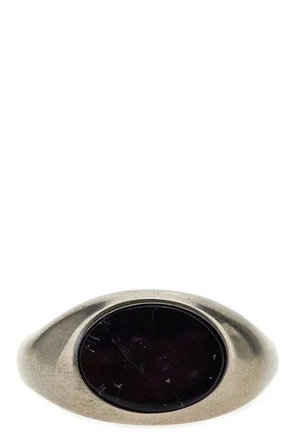 Stone Signet ring - Purple