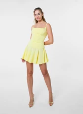 Strappy Flippy Dress LEMON