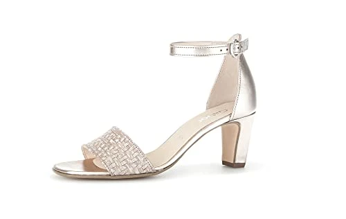 Strappy Heeled Sandal - Unicorn 21.790 5.5 Metallic