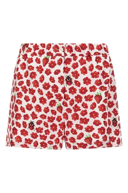 Strawberry Garden shorts - Multicolor