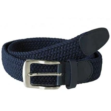 Stretch Braided Belt 4 XL 48" - 60" NAVY