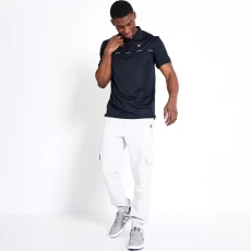 Stretch Cuffed Cargo Golf Trouser - Vapour Grey Stretch Cuffed Cargo Golf Trouser - Vapour Grey