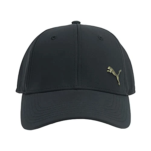 Stretch Fit Cap Baseball, Black/Gold, X-Large