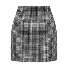 Stretch Skirt Women's Checked Elegant Women's Midi Skirt with Salad Trim, Firm High Waisted Pencil Beach Skirts, black, XL Stretch Skirt Women's Checked Elegant Women's Midi Skirt with Salad Trim, Firm High Waisted Pencil Beach Skirts, black, XL