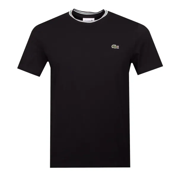 Stripe Collar Jersey T-Shirt