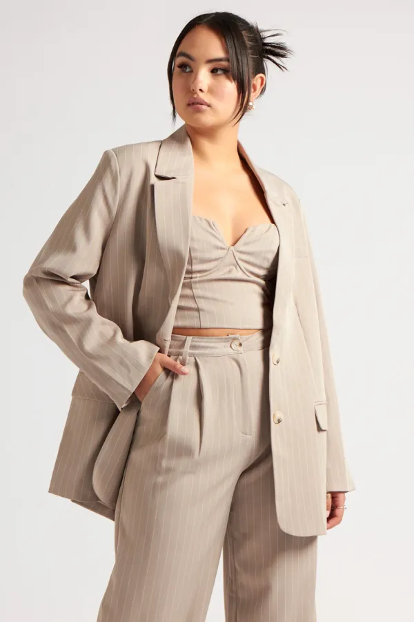 Striped Blazer