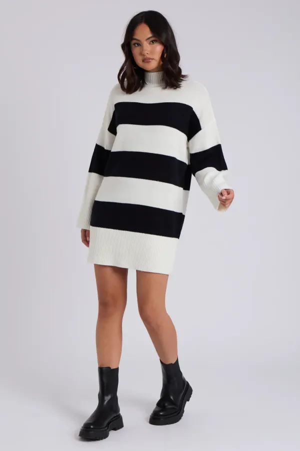 Striped Dress M