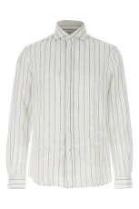 Striped linen shirt White Size