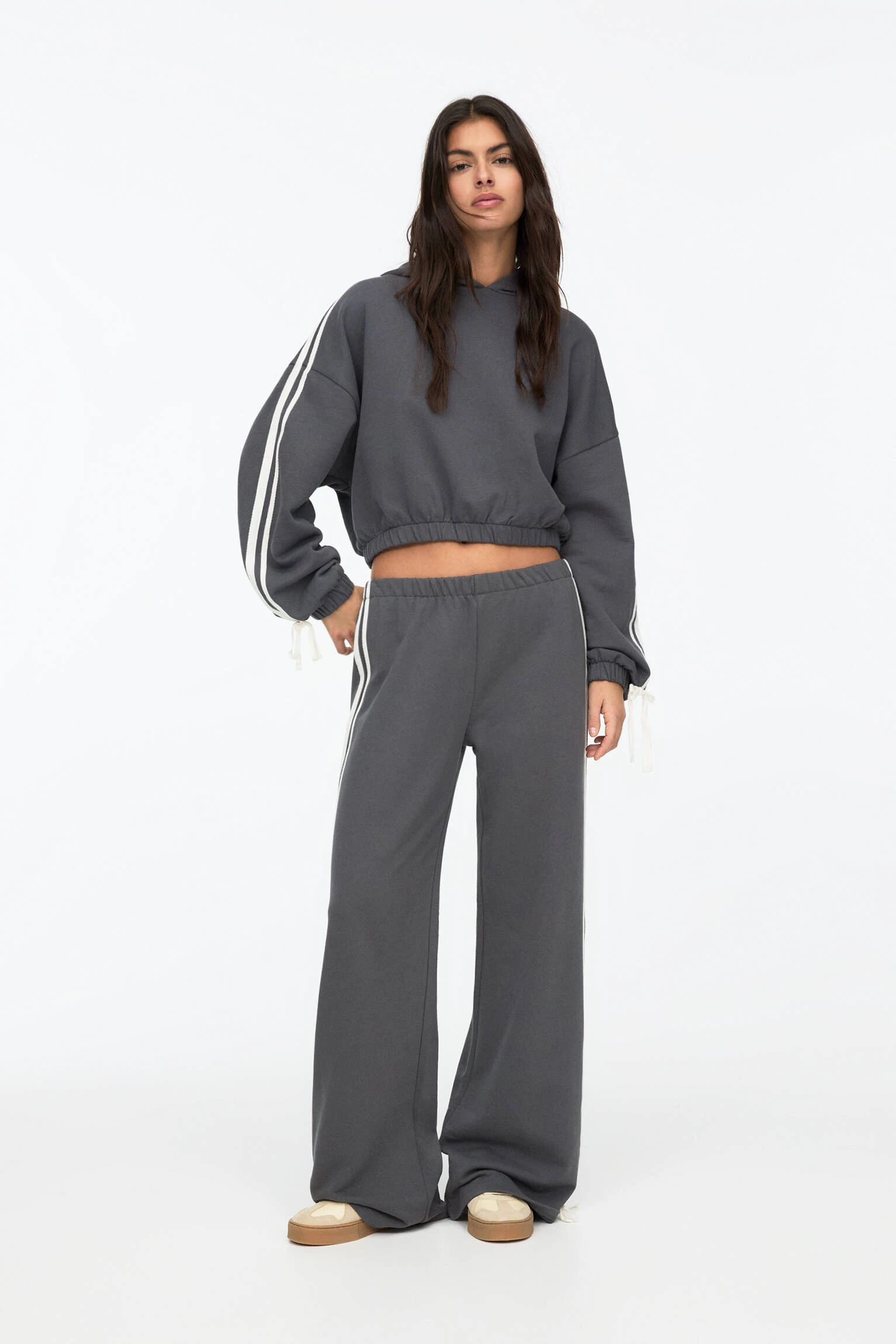 Striped Tracksuit Bottoms