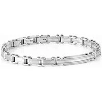 Strong Silver Stainless Steel Bracelet