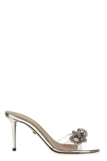 Stud bow sandals Silver Size 355