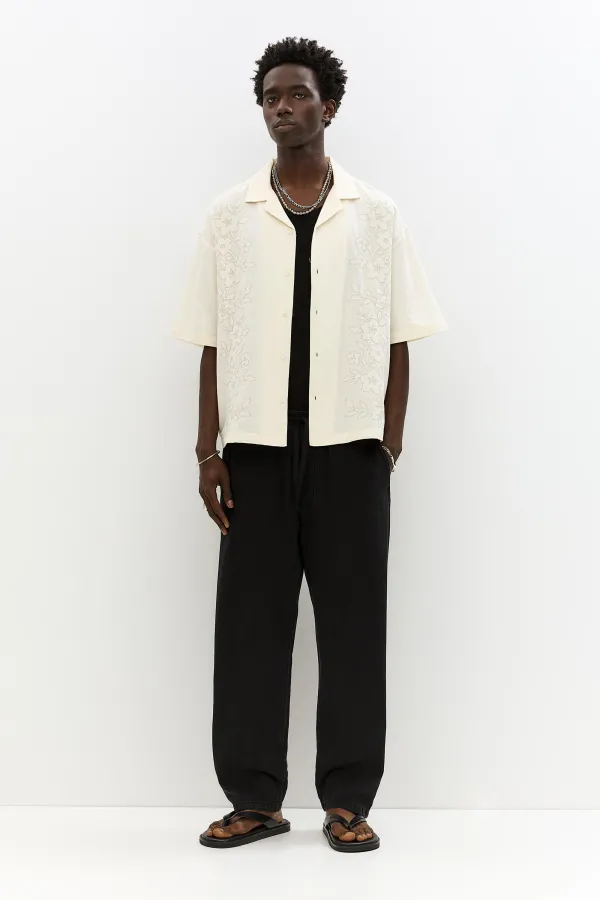 Stwd Baggy Jogger Jeans - Faded black