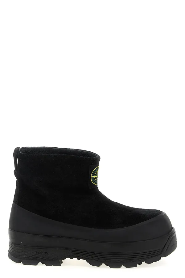 Suede Ankle Boots - 44