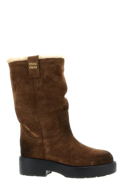 Suede boots - Brown