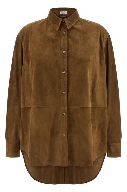 Suede shirt - Brown
