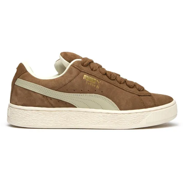 Suede Trainers - Brown