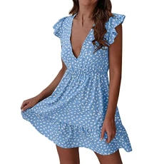 Summer Bodycon Dresses Women V-Neck Chiffon Short Sleeve Ruched Wrapped Party Office Dress Tshirt Dress Women UK Short Dresses for Women UK Short Denim Skirt Size 12 (Light Blue, XXL) Summer Bodycon Dresses Women V-Neck Chiffon Short Sleeve Ruched Wrapped Party Office Dress Tshirt Dress Women UK Short Dresses for Women UK Short Denim Skirt Size 12 (Light Blue, XXL)
