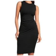Summer Midi Dresses for Women Ruched Bodycon Sleeveless Tank Pencil Dress Short Dress Lightweight Summer Dress for Women Lightweight Summer Dress Knee-Length Women's Summer Dress Maxi Dress A Line