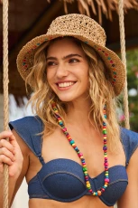 Summer Strand Straw Hat - Neutral