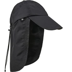 Sunscreen Cap Baseball, Black, One Size Sunscreen Cap Baseball, Black, One Size