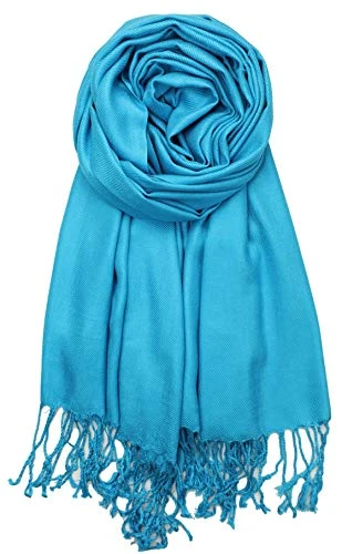 Super Soft Pashmina Shawl Scarf Wrap (Turquoise)