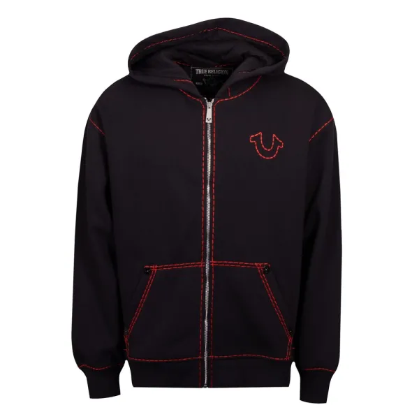 Super T Embroidered Buddha Zip Hoody