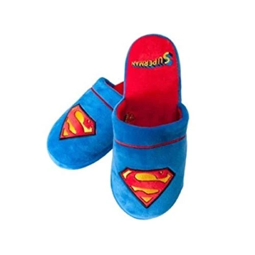 Superman  Slippers Blue Large (UK 8-10)