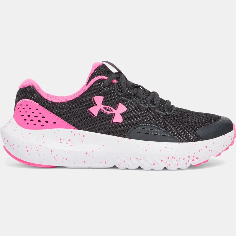 Surge Girls Running Shoes Anthracite / Aero Pink / Aero Pink Gray