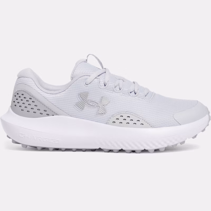 Surge Mens Golf Shoes Halo Gray / Halo Gray / Metallic Silver 75