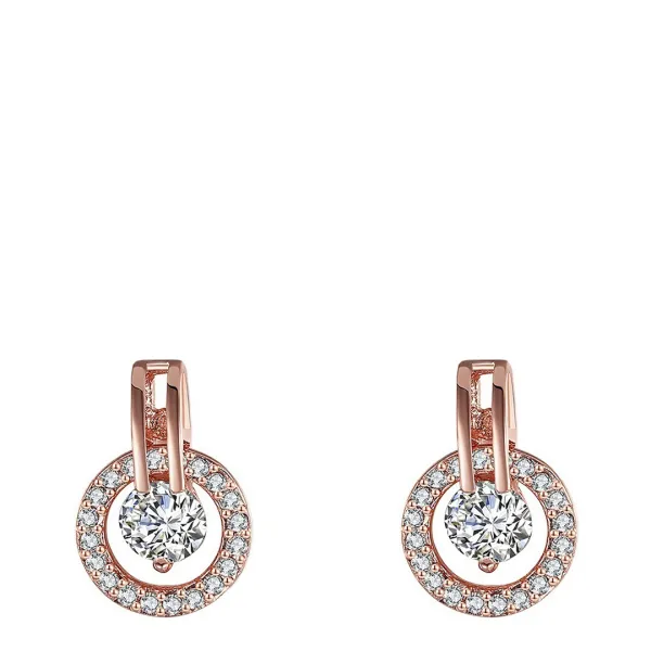 Swarovski Rose Gold Earrings
