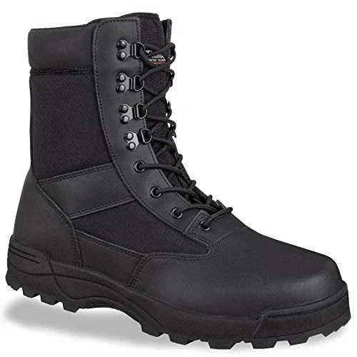 SWAT Security Tactical Boot Zip Black Size: 9 UK