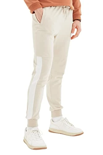 Sweatpants - Beige - Slim Fit