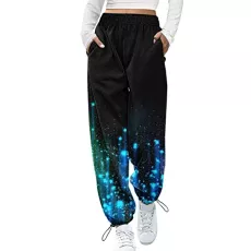 Sweatpants Casual Loose Casual Trousers Women's Training Women's Casual Baggy Jogging Bottoms High Waisted Jogger Trousers Sports Trousers with Pockets Drawstring Jogging Bottoms Women's