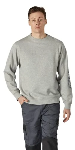 - Sweatshirt for Men, Okemo Crewneck Sweatshirt, Better Cotton Initiative, Grey Melange, 3XL