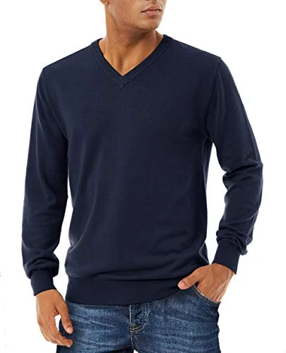 Sweatshirt Men Work Thermal Sweater Casual Jumper Mens Pullovers V Neck Lightweight Walking Sweater 