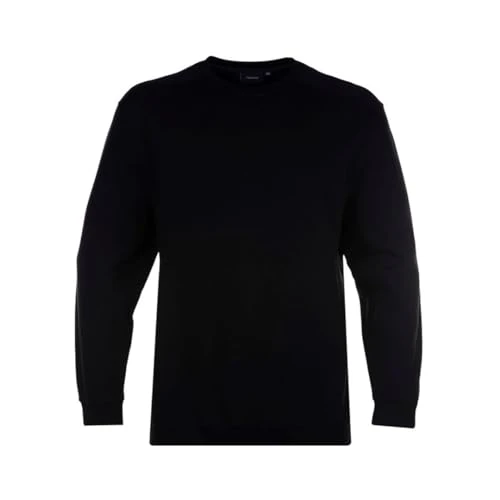 Sweatshirt Plain Long Sleeve Crew Neck Pullover Casual Mens Plus Size 2XL-8XL LW016 (UK, Alpha, 4XL,