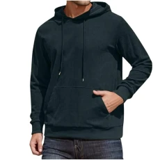 Sweatshirts for Men Uk Mens Hoodies Waffle Top Plain Pullover Hoody Hooded Tops Hoodie Long Sleeve Casual Slim Hoody Outwear Fall Winter Warm Sweatshirt Plus Size Hoodie with Pocket Oversized Clothes