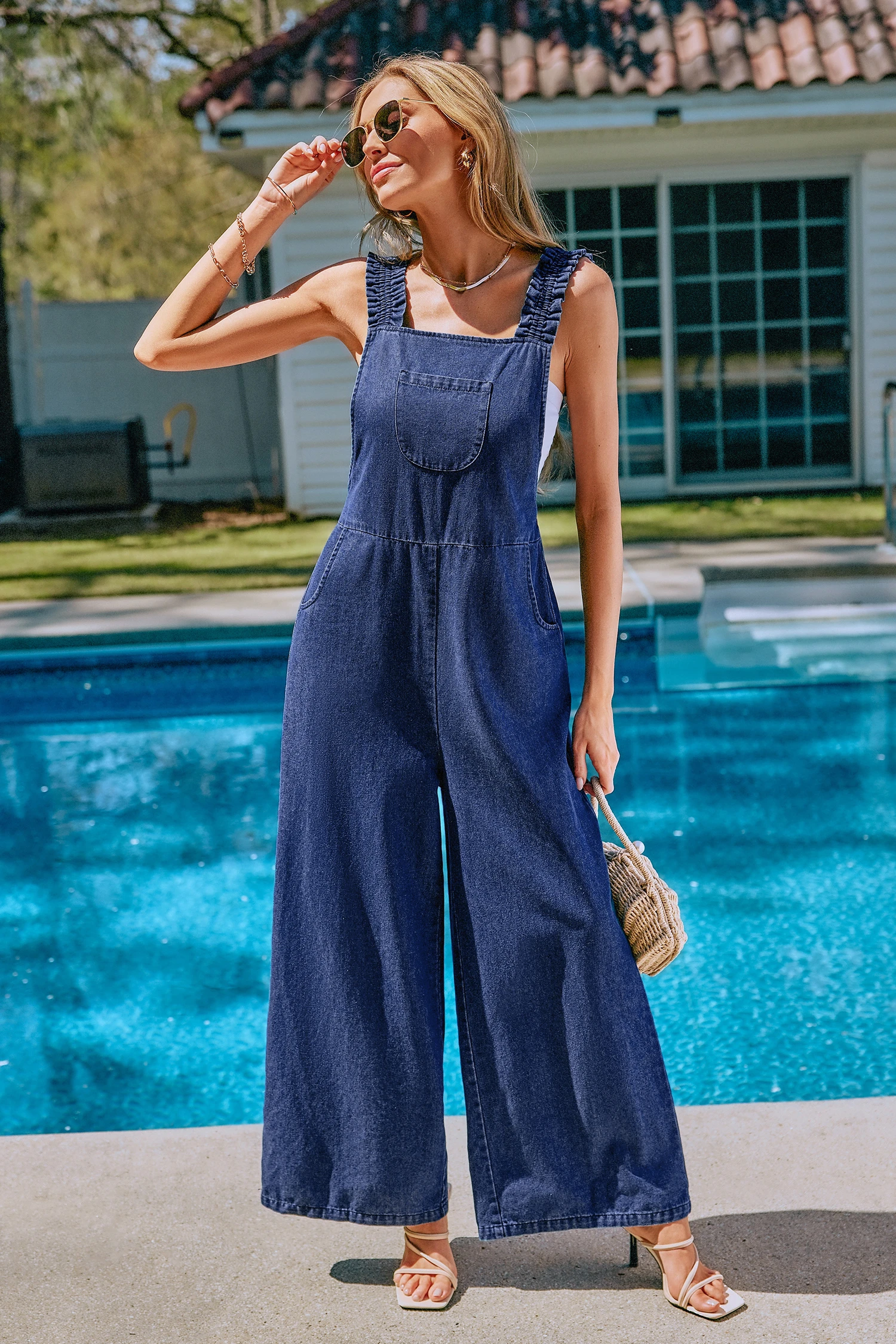 Sweet Dreams Blue Jumpsuit
