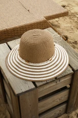 Sweet Favor Straw Hat - Neutral